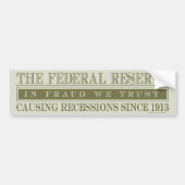 De Federal Reserve Bumpersticker (Voorkant)