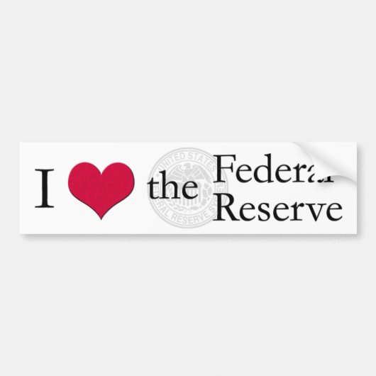De Federal Reserve Bumpersticker (Voorkant)