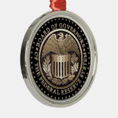De Federal Reserve Metalen Ornament (Rechts)