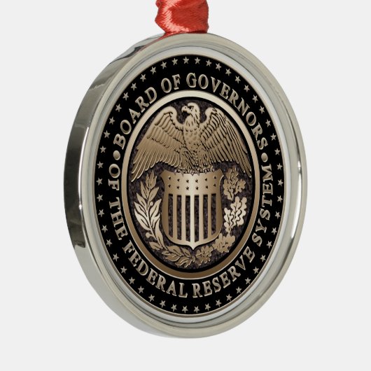 De Federal Reserve Metalen Ornament (Rechts)