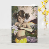 De fee en de Kaart van de Verjaardag van de Libel (Gele Bloem)