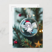 De fee in de kerstboom feestdagenkaart (Voorkant / Achterkant)