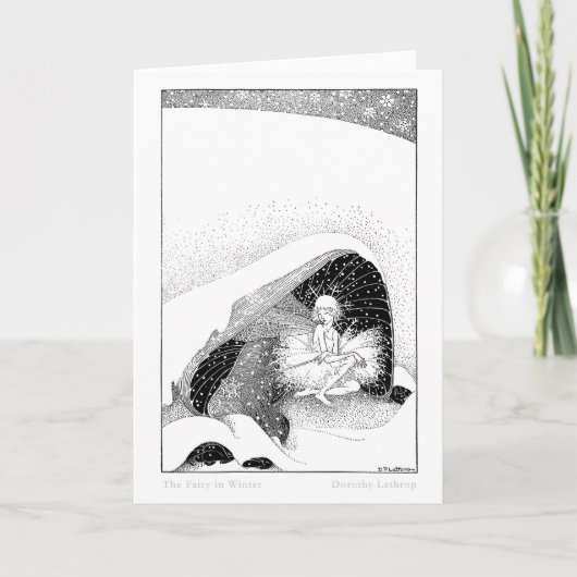 De fee in Kaart 1 van de Winter (Voorkant)