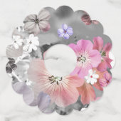 De fee komt binnenkort uit 2 wijnglaslabel (Voorkant)