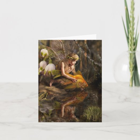 De Fee Notecards van het water Kaart (Voorkant)