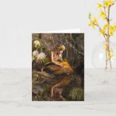 De Fee Notecards van het water Kaart (Gele Bloem)