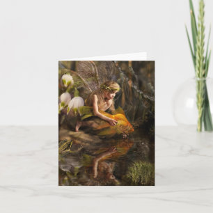 De Fee Notecards van het water Kaart