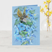 De Fee van de Bloem van de Glorie van de avond Kaart (Gele Bloem)