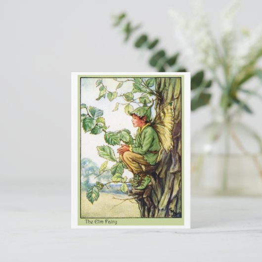 De Fee van de Boom van de iep Briefkaart (Staand voorkant)
