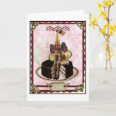 De Fee van de cake Kaart (Gele Bloem)