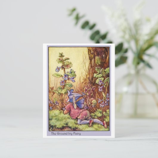 De Fee van de hondsdraf Briefkaart (Staand voorkant)