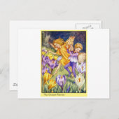 De Fee van de krokus Briefkaart (Voorkant / Achterkant)