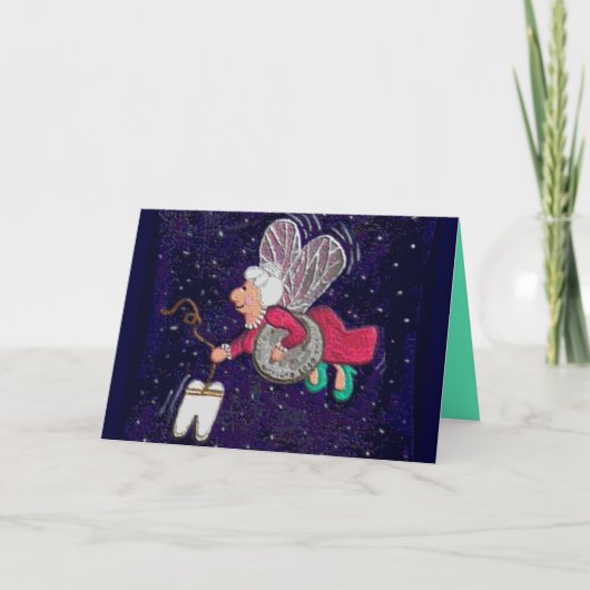 De Fee van de tand - wenskaart Kaart (Voorkant)