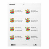 De Fee van de tuin Etiket (Full Sheet)