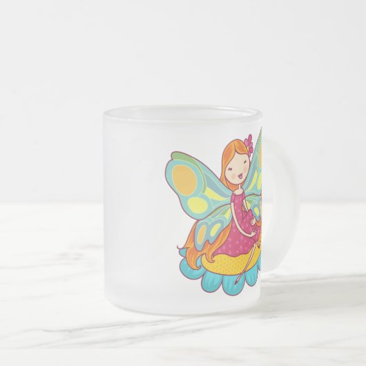 De Fee van de tuin Matglas Koffiemok (Voorkant rechts)