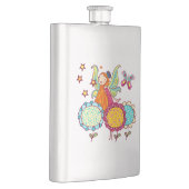 De Fee van de tuin met Bloemen Heupfles (Rechts)