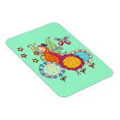 De Fee van de tuin met Bloemen Magneet (Rechterzijde)