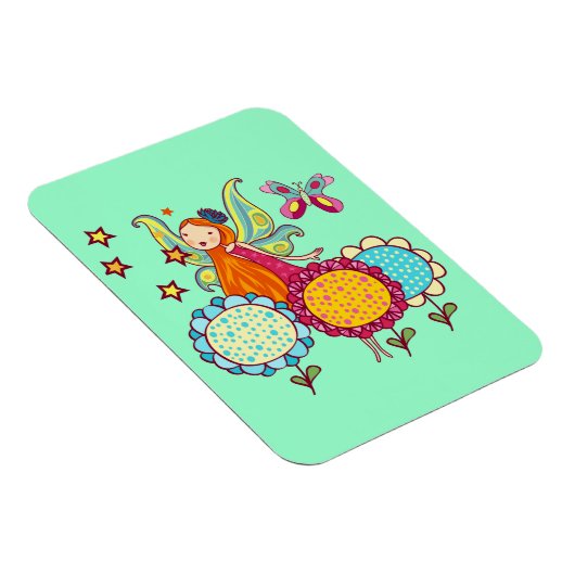 De Fee van de tuin met Bloemen Magneet (Rechterzijde)