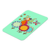 De Fee van de tuin met Bloemen Magneet (Linkerzijde)