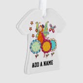 De Fee van de tuin met Bloemen Ornament (voorkant)