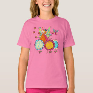 De Fee van de tuin met Bloemen T-shirt