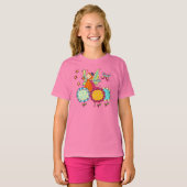 De Fee van de tuin met Bloemen T-shirt (Voorkant volledig)