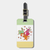 De Fee van de tuin op Paddestoel Bagagelabel (Voorkant verticaal)