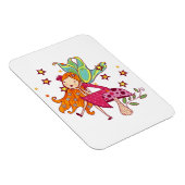 De Fee van de tuin op Paddestoel Magneet (Rechterzijde)