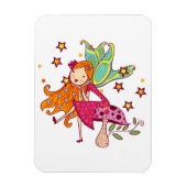 De Fee van de tuin op Paddestoel Magneet (Verticaal)