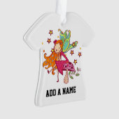 De Fee van de tuin op Paddestoel Ornament (voorkant)