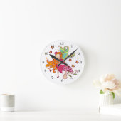 De Fee van de tuin op Paddestoel Ronde Klok (Huis)