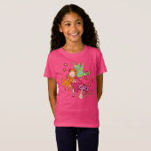 De Fee van de tuin op Paddestoel T-shirt (Voorkant volledig)