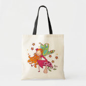 De Fee van de tuin op Paddestoel Tote Bag (Voorkant)