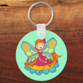 De Fee van de tuin Sleutelhanger (Voorkant)