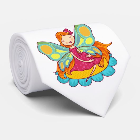 De Fee van de tuin Stropdas (Opgerold)