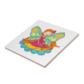 De Fee van de tuin Tegeltje (Zijkant)