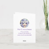 De Fee van de vlinder * haar het verbergen *   Kaart (Achterkant)