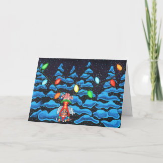 De Fee van de vreugde Feestdagen Kaart