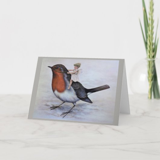 De Fee van Kerstmis Feestdagen Kaart (Voorkant)