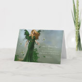 De Fee van mei Birthstone Kaart (Voorkant)