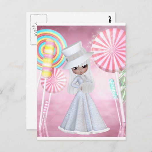 De Fee van Sugarplum Briefkaart (Voorkant / Achterkant)