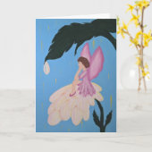 De fee wenst Verticale Kaart (Gele Bloem)