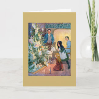 De Feeën van Kerstmis Feestdagen Kaart