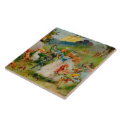 “De feeëndans” door ES Hardy Tegeltje (Zijkant)