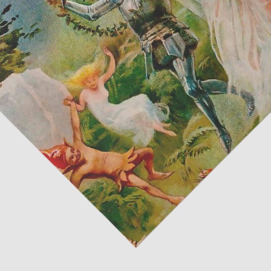 “De feeëndans” door ES Hardy Tissuepapier (Detail)