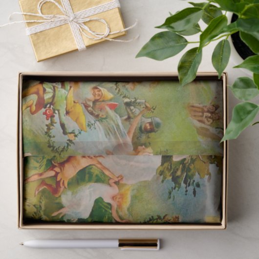 “De feeëndans” door ES Hardy Tissuepapier (Geschenk)