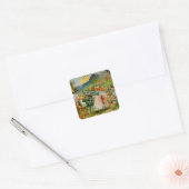 “De feeëndans” door ES Hardy Vierkante Sticker (Envelop)