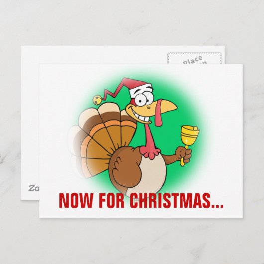 De feestdag doorlopen tot Kerstmis Feestdagenkaart (Voorkant / Achterkant)