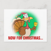 De feestdag doorlopen tot Kerstmis Feestdagenkaart (Voorkant)