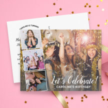 De feestdag elk jaar een moderne fotocollage